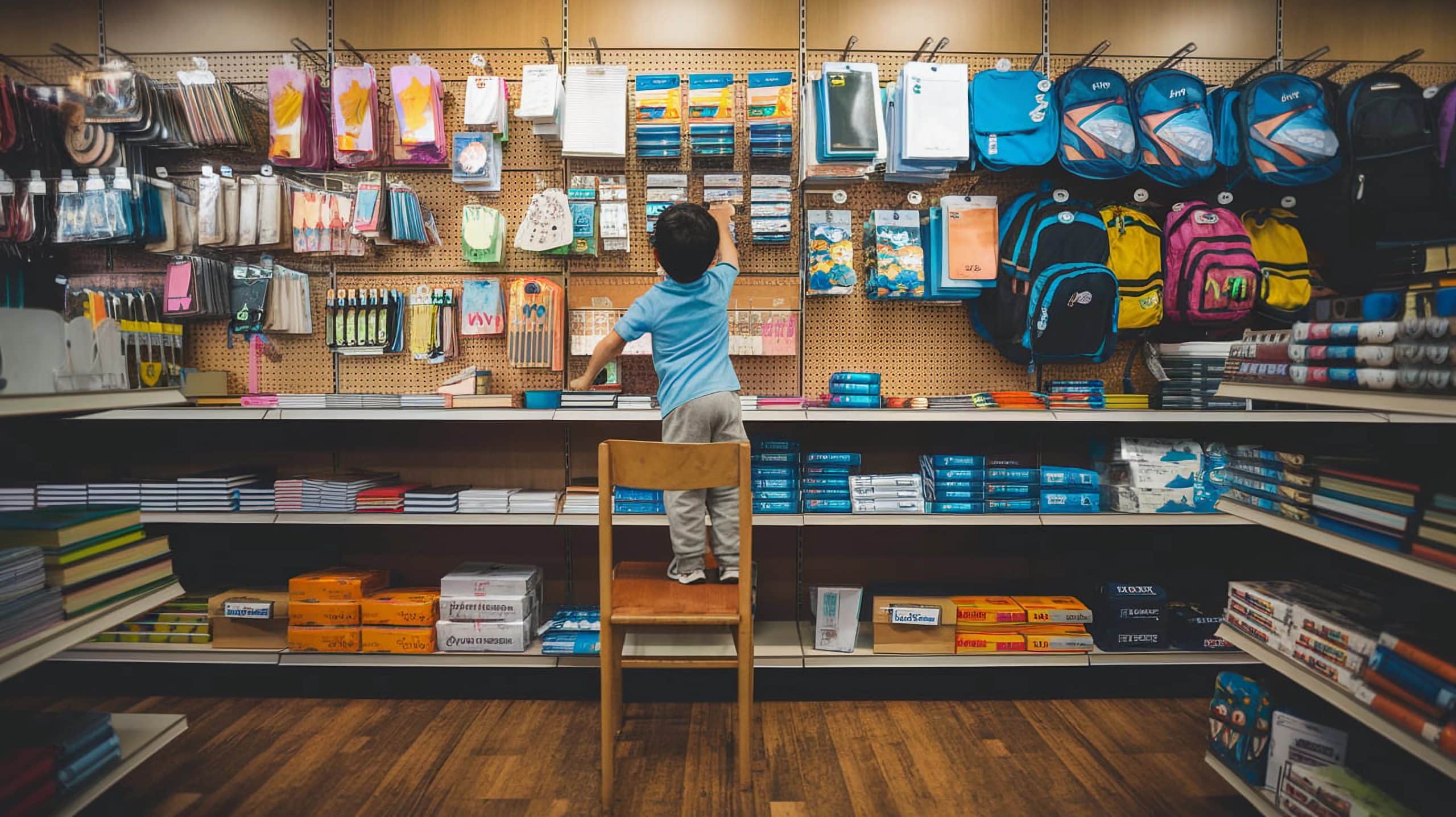 Wie Schreibwaren von Müller Welten öffnen